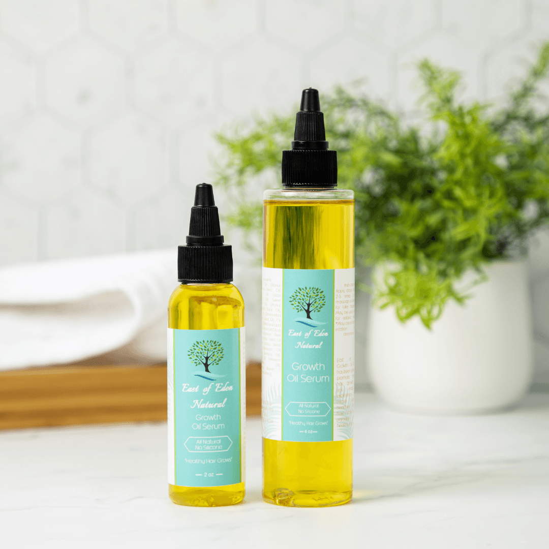 Best hair growth oil for thinning hair, hairline, Postpartum hair loss, hair shedding made with natural ingredients to regrow hair